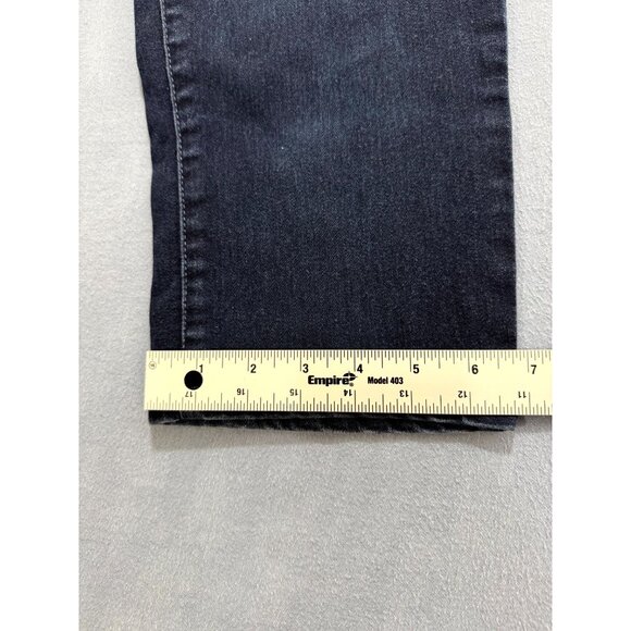 Gloria Vanderbilt Womens Sadie Capri Jeans Straight Leg Stretch Dark Blue Size 8 - Picture 6 of 11